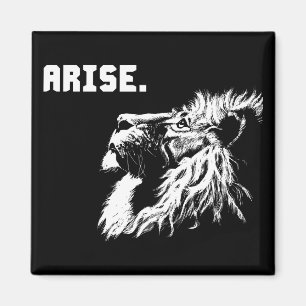 Aimant ARISE - Lion Motivational
