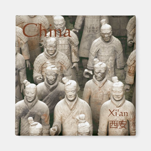 Aimant Armée de Terracotta à Xi'an / 西 Chine (Devant)