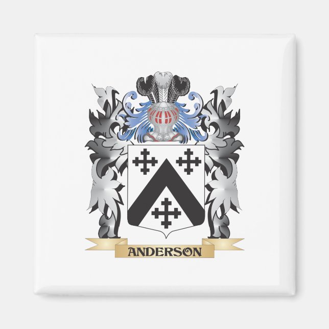 Aimant Armoiries d'Anderson - Cimier de famille (Devant)