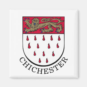Aimant Armoiries de Chichester, West Sussex (Angleterre)