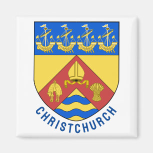 Aimant Armoiries de Christchurch, Nouvelle-Zélande