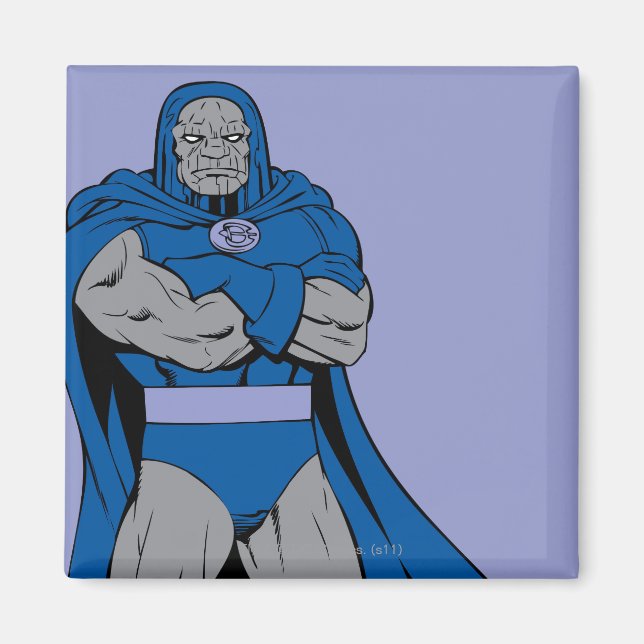Aimant Armoiries de Darkseid croisées (Devant)