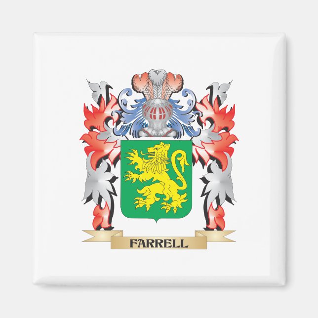 Aimant Armoiries de Farrell - Armoiries de la famille (Devant)