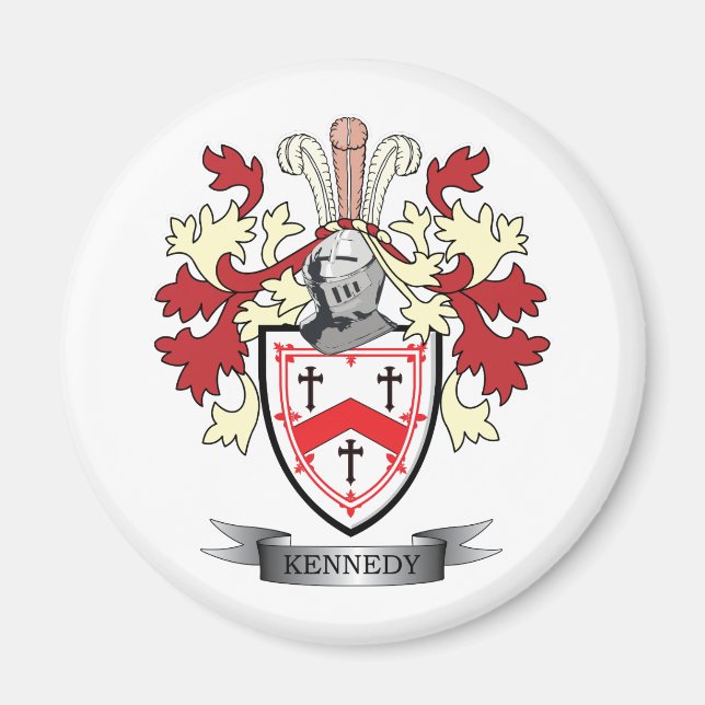 Aimant Armoiries de Kennedy Family Crest (Devant)