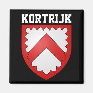 Aimant Armoiries de Kortrijk, Belgique