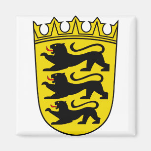 Aimant Armoiries de l'État allemand de Bade-Wurtemberg