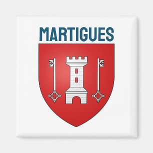 Aimant Armoiries de Martigues, France