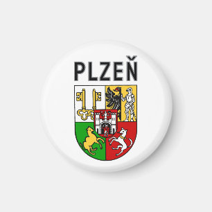 Aimant Armoiries de Plzeň, République tchèque