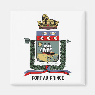 Aimant Armoiries de Port-au-Prince, HAÏTI