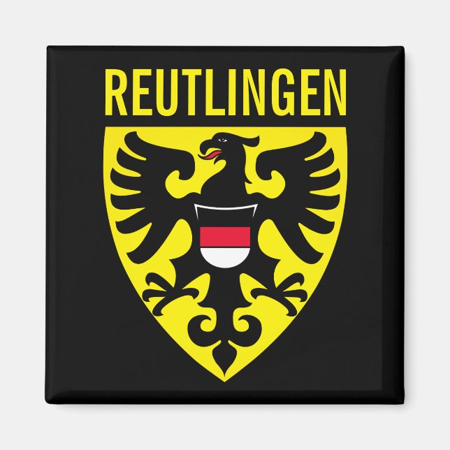 Aimant Armoiries de Reutlingen, Allemagne (Devant)
