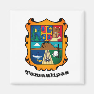 Aimant Armoiries de Tamaulipas (État), Mexique