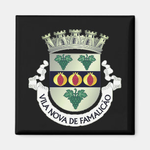 Aimant Armoiries de Vila Nova de Famalicão, PORTUGAL