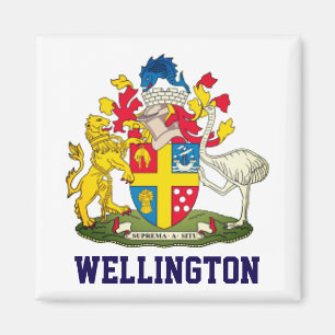 Aimant Armoiries de Wellington, Nouvelle-Zélande