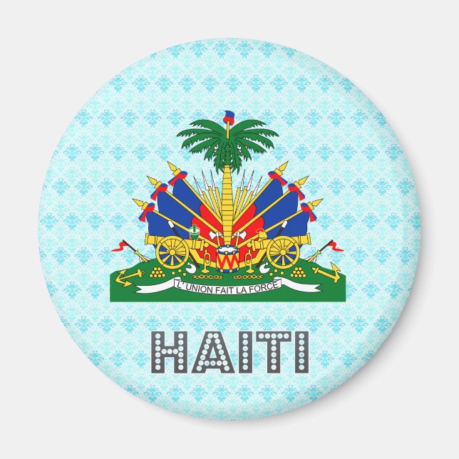 Aimant Armoiries d'Haïti (Devant)