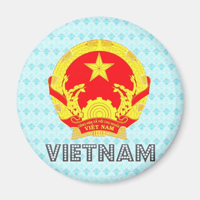 Aimant Armoiries du Vietnam (Devant)