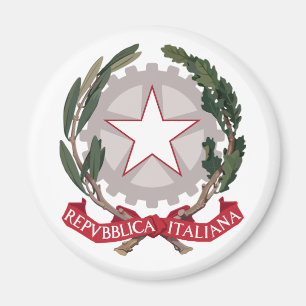 Aimant Armoiries Italie pays symbole drapeau emblème ital