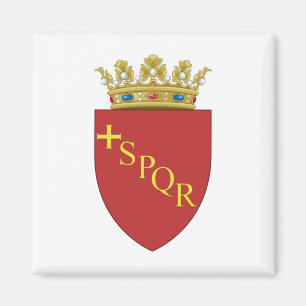 Aimant Armoiries romaines (SPQR) (Rome, Italie)