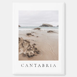 Aimant Arnia beach in Spain, neutral aesthetic beach