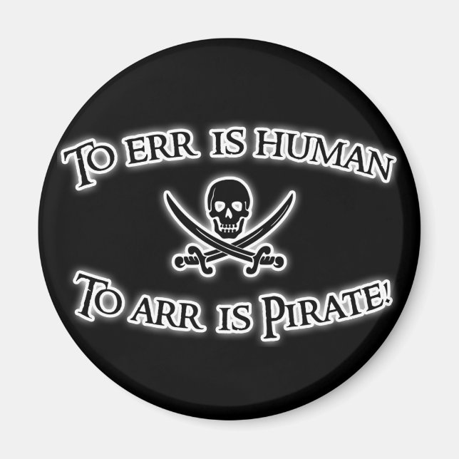 Aimant Arr est Pirate ! (Devant)