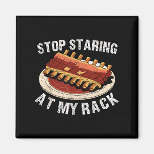 Aimant Arrêtez De Piocher À Mon Rack Grilling Bbq T Viand