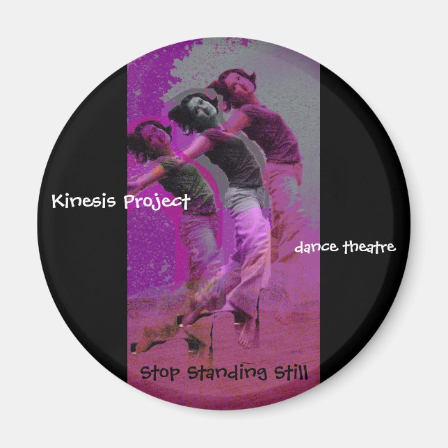 Aimant Arrêtez de rester debout (Devant)