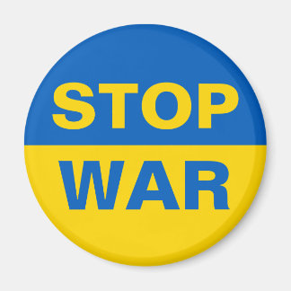 Aimant Arrêtez la guerre Ukraine ukrainienne