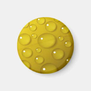 Aimant Arrière - plan de goutte d'eau jaune