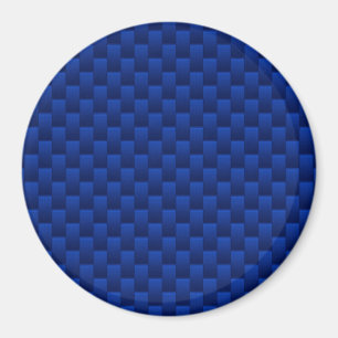 Aimant Arrière - plan d'impression Accent Blue Carbon
