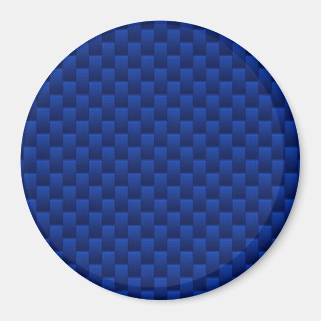 Aimant Arrière - plan d'impression Accent Blue Carbon (Devant)