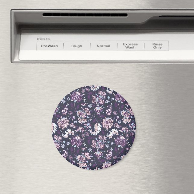 Aimant Arrière - plan violet Big Floral Motif sans joint (In Situ (Lave-vaisselle))