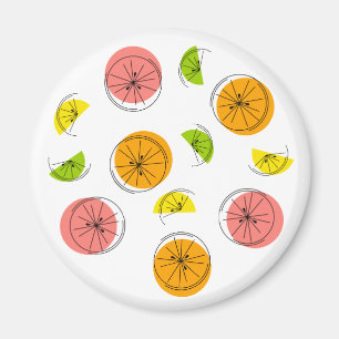 Aimant Arrondi Citrus multi-aimants