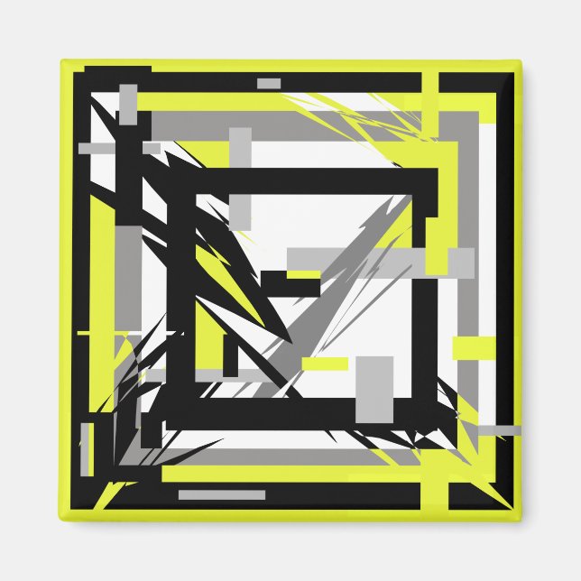 Aimant Art Abstrait (Devant)