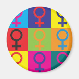 Aimant Art de bruit du féminisme