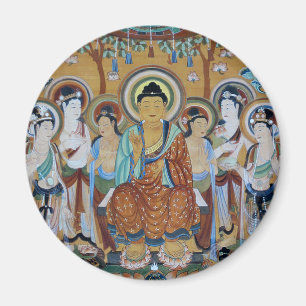 Aimant Art de cavernes de Dunhuang Mogao de Bouddha et de