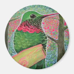 Aimant Art de colibri