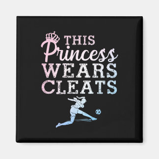 Aimant Art de football cool pour femmes adolescentes gard