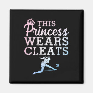 Aimant Art de football cool pour femmes adolescentes gard