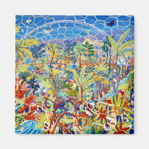 Aimant Art de réfrigérateur : Jardin d'Éden. Le projet