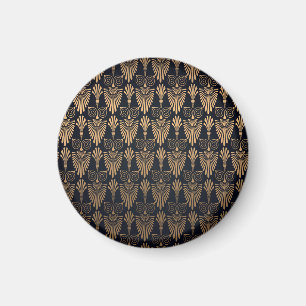 Aimant Art Déco Black Gold : Retro.