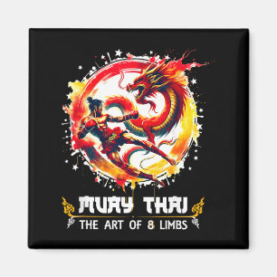 Aimant Art martial thaïlandais Kickboxing MMA Art des hui