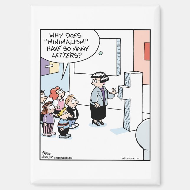 Aimant Art minimaliste (Recto)