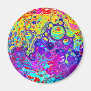 Aimant Art moderne Abstrait numérique fluide