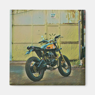 Aimant Art moto vintage