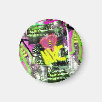 Aimant Art New York art Empire State ville masque facette