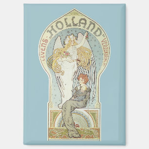 Aimant Art Nouveau vintage, Holland Levensverzekering