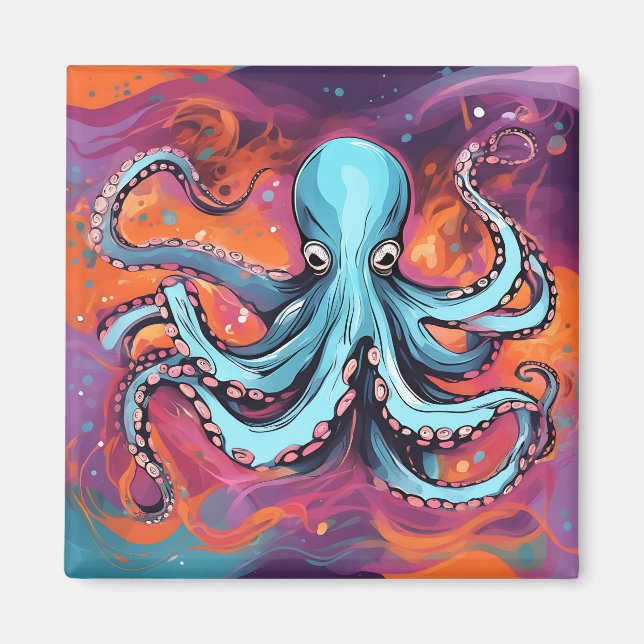 Aimant Art Octopus Dream (Devant)