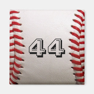 Aimant Art personnalisé de numéro de baseball – Photo de