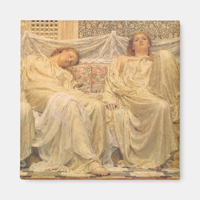 Aimant Art victorien, Rêveurs par Albert Joseph Moore (Devant)