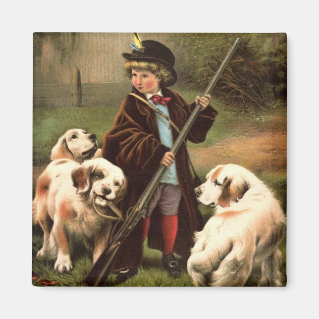 Aimant Art vintage (Devant)