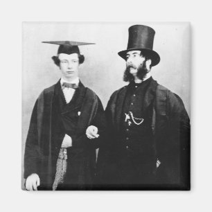 Aimant Arthur Munby et son père, vers 1851